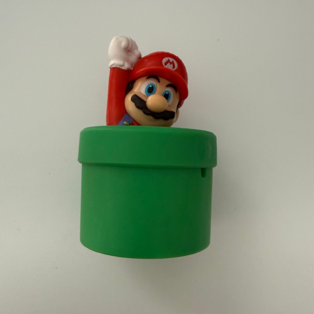 Nintendo Super Mario Bros Movie 2022 McDonald's Happy Meal Mario Warp Pipe Toy